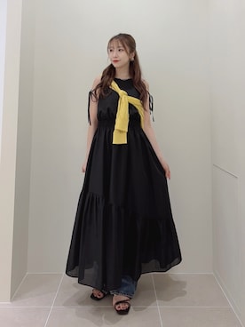 「NATURAL BEAUTY BASIC（ナチュラルビューティーベーシック）のアイテム」を使った、misakiさん（レディース・160cm）の夏コーディネート