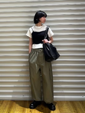 ぴんさん（レディース・161cm）の春コーディネート