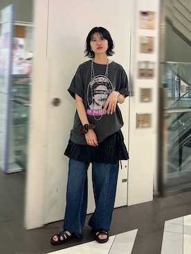 「アイテム（パンツ）」を使った、ぴんさん（レディース・161cm・20代）の夏コーディネート