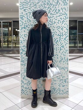 「アイテム（ワンピース/ドレス）」を使った、ぴんさん（レディース・161cm・20代）の秋コーディネート