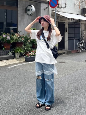 ぴんさん(レディース・161cm)の夏コーディネート