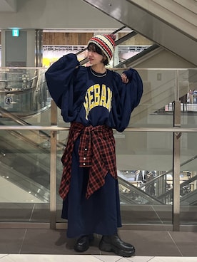 ぴんさん（レディース・161cm）の秋コーディネート