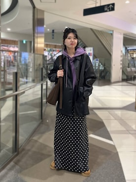 「アイテム（カバーオール）」を使った、ぴんさん（レディース・161cm・20代）の秋コーディネート