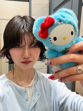 「Me%（ミィパーセント）のアイテム」を使った、ぴんさん（レディース・161cm）の春コーディネート