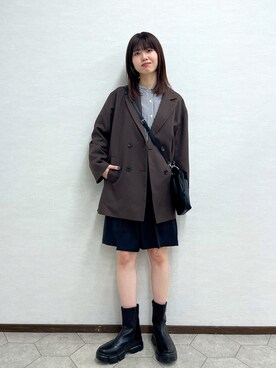 ぴんさん（レディース・161cm）の冬コーディネート