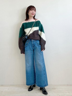 「アイテム（ブーツ）」を使った、J U R Iさん（レディース・160cm・30代）の冬コーディネート