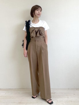 「アイテム（パンツ）」を使った、J U R Iさん（レディース・160cm・30代）の夏コーディネート