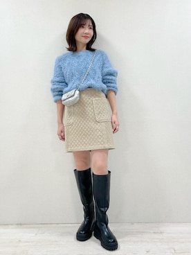 「アイテム（ブーツ）」を使った、J U R Iさん（レディース・160cm・30代）の冬コーディネート