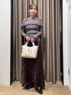 「VIS（ビス）のアイテム」を使った、J U R Iさん（レディース・160cm）の秋コーディネート