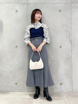 「アイテム（ブーツ）」を使った、J U R Iさん（レディース・160cm・30代）の秋コーディネート