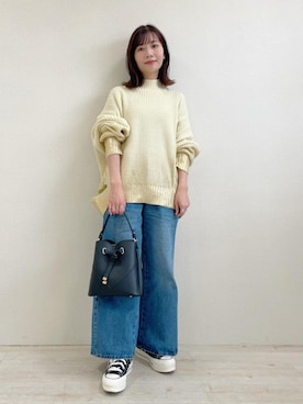 「アイテム（パンツ）」を使った、J U R Iさん（レディース・160cm・30代）の冬コーディネート
