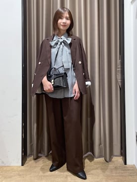 「VIS（ビス）のアイテム（ジャケット/アウター）」を使った、J U R Iさん（レディース・160cm）の秋コーディネート