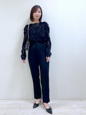 「アイテム（アクセサリー）」を使った、J U R Iさん（レディース・160cm・30代）の秋コーディネート