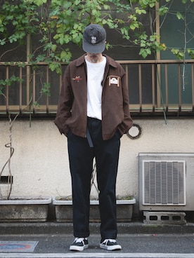 「VANS（バンズ）のアイテム」を使った、m_hosokawaさん（メンズ・180cm）の秋コーディネート
