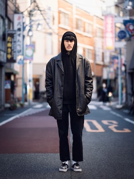 m_hosokawaさん（メンズ・180cm）の冬コーディネート