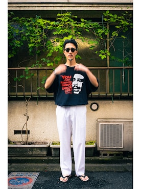 「used mix」｜m_hosokawaさん（メンズ・180cm）の夏コーディネート