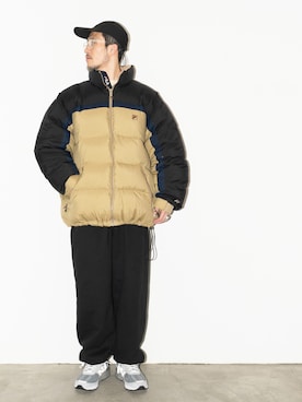 「FILA（フィラ）のアイテム」を使った、m_hosokawaさん（メンズ・180cm）の冬コーディネート