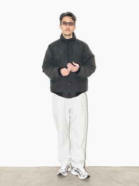 「Champion（チャンピオン）のアイテム」を使った、m_hosokawaさん（メンズ・180cm）の冬コーディネート