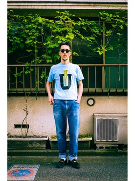 「used mix」｜m_hosokawaさん（メンズ・180cm）の夏コーディネート