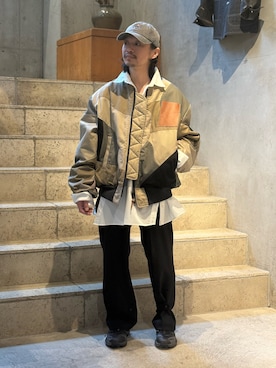 武士俣  淳(GARDEN 渋谷)さん（メンズ・163cm）の冬コーディネート