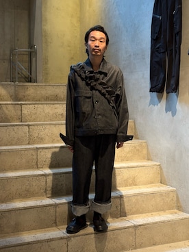 「アイテム（レッグウェア）」を使った、武士俣  淳(GARDEN 渋谷)さん（メンズ・163cm・30代）の秋コーディネート