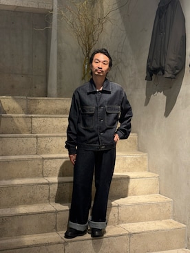 「アイテム（その他アウター）」を使った、武士俣  淳(GARDEN 渋谷)さん（メンズ・163cm）の秋コーディネート
