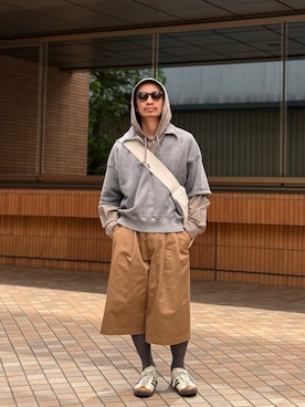 「Toironier（トワロニエ）のアイテム」を使った、武士俣  淳(GARDEN 渋谷)さん（メンズ・163cm）の春コーディネート