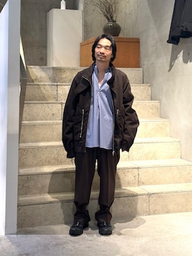 武士俣  淳(GARDEN 渋谷)さん（メンズ・163cm）の秋コーディネート