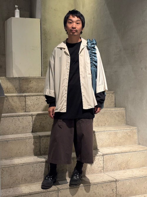 Toironier/トワロニエ/Open-Collar Shirt