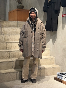 武士俣  淳(GARDEN 渋谷)さん（メンズ・163cm）の冬コーディネート