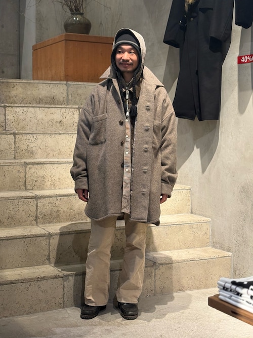 Toironier（トワロニエ） シャツ Toironier/トワロニエ/WOOL OVER