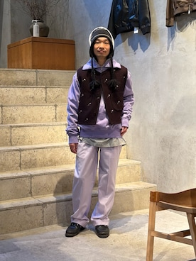 武士俣  淳(GARDEN 渋谷)さん（メンズ・163cm）の冬コーディネート