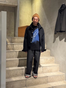 「アイテム（ニット/セーター）」を使った、武士俣  淳(GARDEN 渋谷)さん（メンズ・163cm・30代）の夏コーディネート