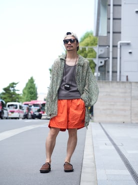 武士俣 淳(GARDEN 渋谷)さん(メンズ・163cm)の夏コーディネート