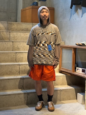 武士俣  淳(GARDEN 渋谷)さん（メンズ・163cm）の夏コーディネート