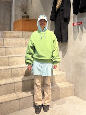 武士俣  淳(GARDEN 渋谷)さん（メンズ・163cm）の冬コーディネート