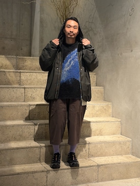 「アイテム（レッグウェア）」を使った、武士俣  淳(GARDEN 渋谷)さん（メンズ・163cm・30代）の秋コーディネート