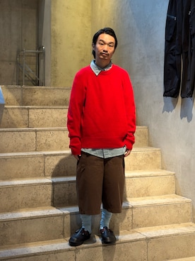 「アイテム（レッグウェア）」を使った、武士俣  淳(GARDEN 渋谷)さん（メンズ・163cm・30代）の秋コーディネート