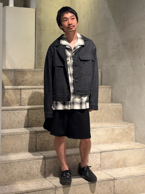 Toironier/トワロニエ/Opencollar Check Shirt