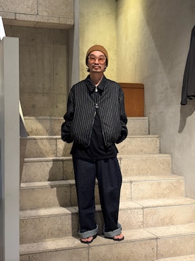 「アイテム（ジャケット/アウター）」を使った、武士俣  淳(GARDEN 渋谷)さん（メンズ・163cm）の夏コーディネート