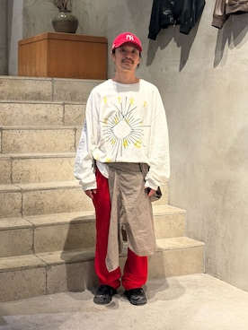 「Toironier（トワロニエ）のアイテム」を使った、武士俣  淳(GARDEN 渋谷)さん（メンズ・163cm）の春コーディネート