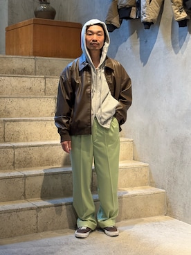 武士俣  淳(GARDEN 渋谷)さん（メンズ・163cm）の春コーディネート