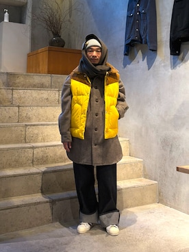 武士俣  淳(GARDEN 渋谷)さん（メンズ・163cm）の冬コーディネート