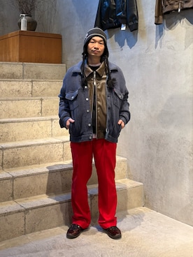 武士俣  淳(GARDEN 渋谷)さん（メンズ・163cm）の冬コーディネート