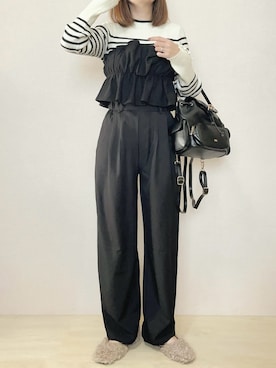 「minia（ミニア）のアイテム」を使った、さにぃ。さん（レディース・153cm）の秋コーディネート