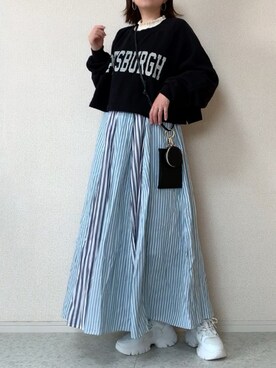 さにぃ。さん（レディース・153cm）の春コーディネート