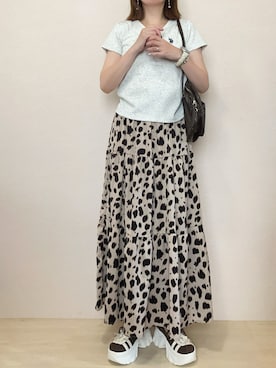 「ULEULA（ウルア）のアイテム」を使った、さにぃ。さん（レディース・153cm）の夏コーディネート