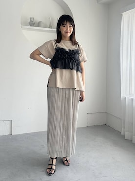 あんずさん（レディース・163cm）の夏コーディネート