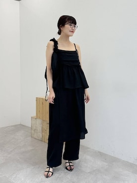 「アイテム（キャミソール）」を使った、あんずさん（レディース・163cm・30代）の春コーディネート