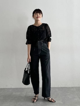 「アイテム（キャミソール）」を使った、あんずさん（レディース・163cm・30代）の春コーディネート